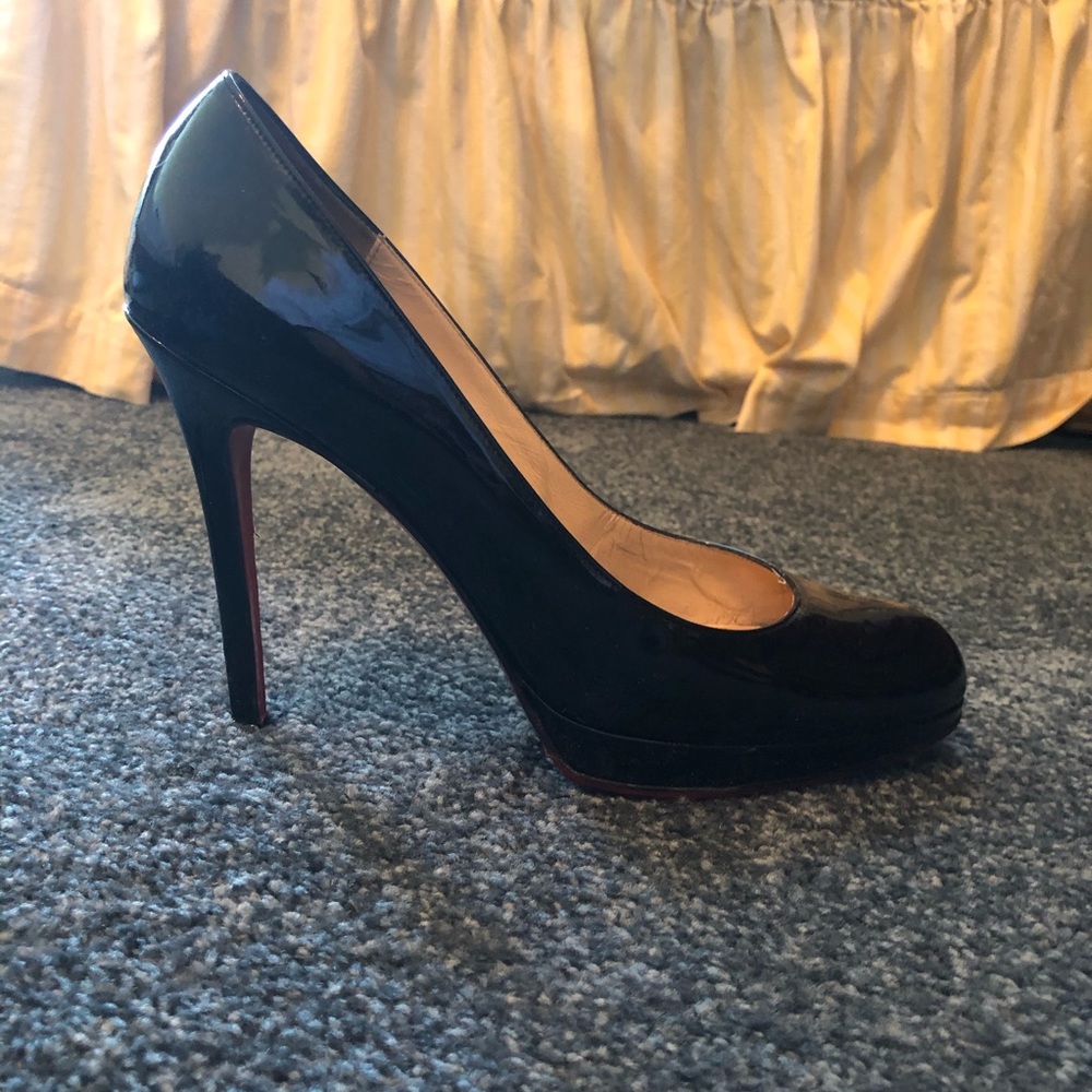 New simple 120 mm louboutins in black - Picture 2 of 7